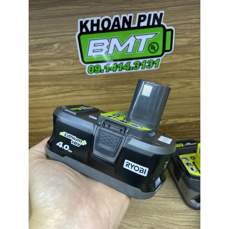 PIN RYOBI 18V 4Ah  RB18L40A hàng Mỹ