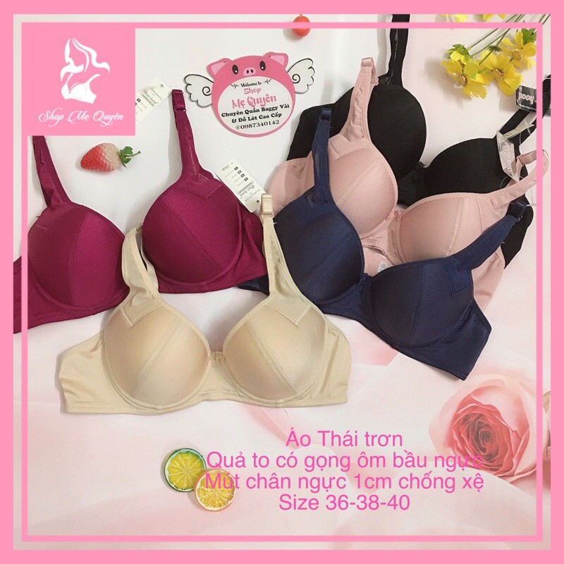 [HÀNG THÁI] Áo ngực quả to tròn nâng ngực size 36-38-40