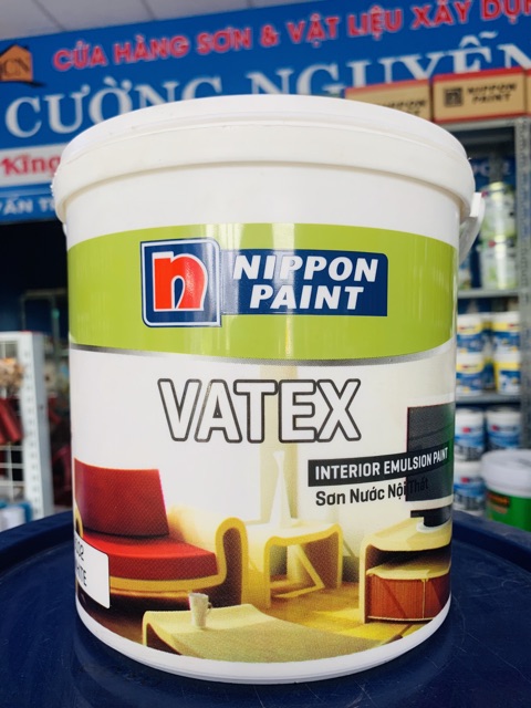 Sơn nội thất NIPPON VATEX trăng chọn màu - 4,8kg