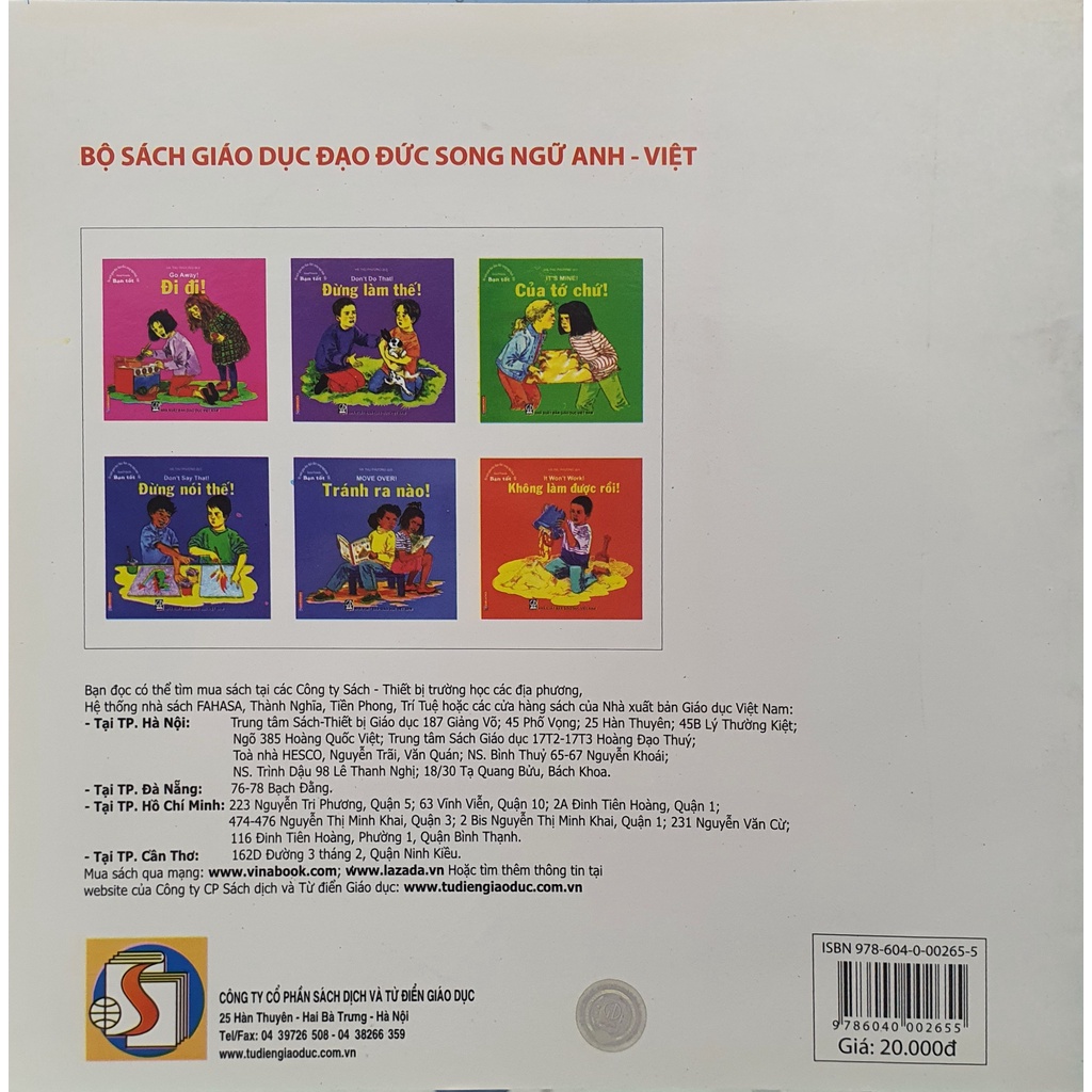Sách - song ngữ Anh Việt Không làm được rồi