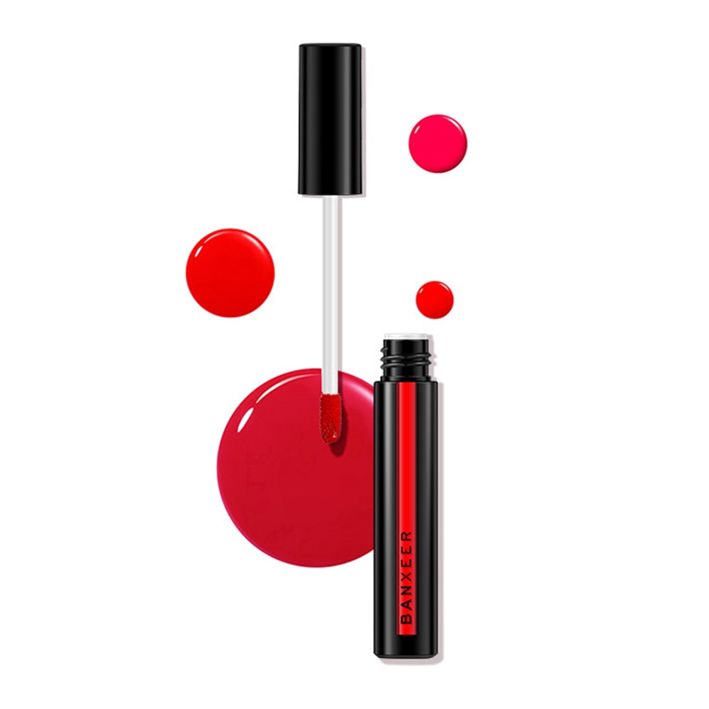 【COD Yjewelry】8 colors Banxeer 3.5ml Liquid Lipstick Non-stick cup Waterproof Lip Gloss