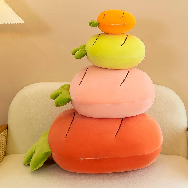 Gối Nhồi Bông Hình Củ Cà Rốt Dễ Thương