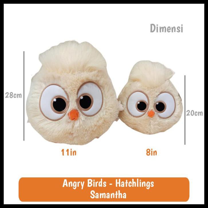 Búp Bê Đồ Chơi Angry Birds Hatchlings 8in Mbs132