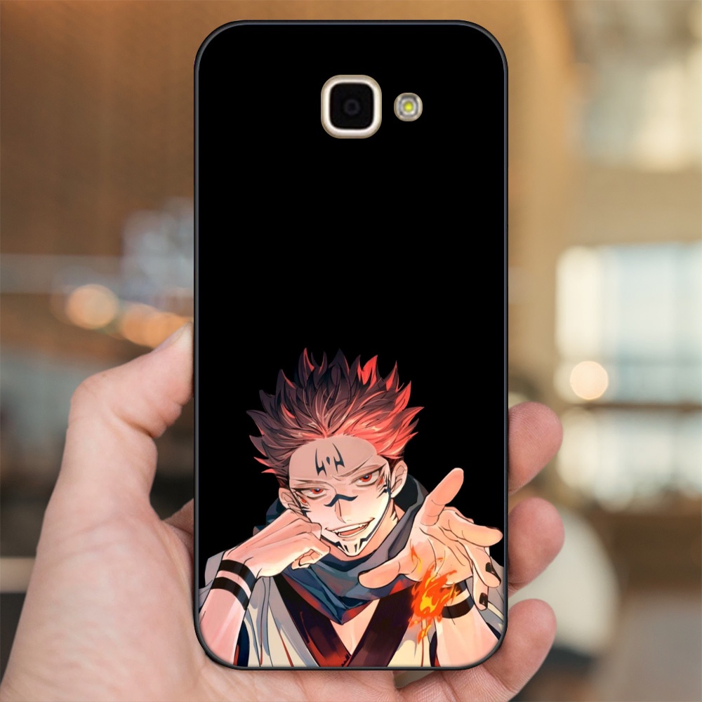 Ốp lưng Samsung A9 Pro viền đen in hình Yuji Jujutsu Kaisen