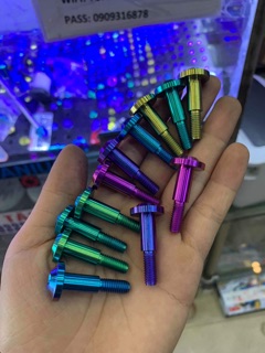 Ốc tay thắng xe số titanium Gr5 6li32