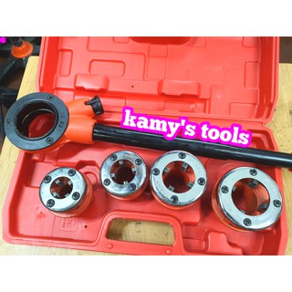 Dụng Cụ Tiện Ren Ống Bằng Tay 4 Đầu 62w 21mm-42mm (Bộ Tiện Ren Ống Bằng Tay)