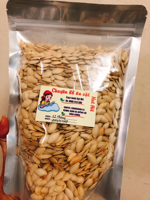 500g Hạt bí rang tay loại 1 | BigBuy360 - bigbuy360.vn