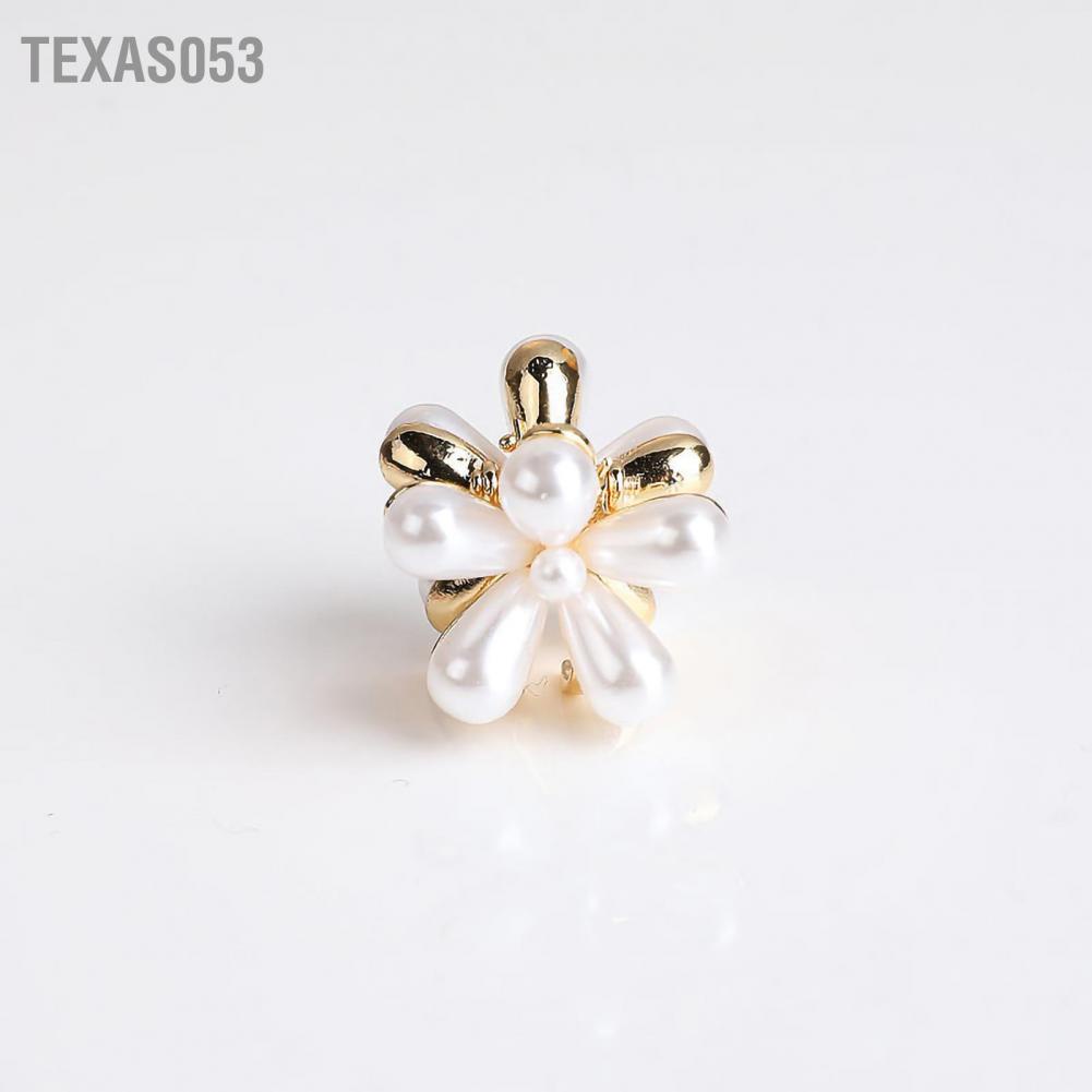 Kẹp tóc thời trang hình hoa đính ngọc trai xinh xắn cho nữ