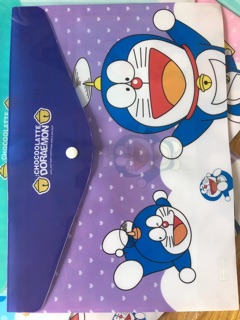 Bìa nút A4 Doraemon - 10 cái