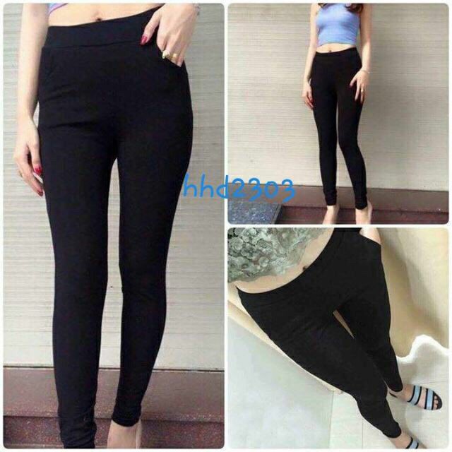 Quần legging nữ TUFUFASHION Legging thun ôm bó vải dày dặn Tôn Dáng