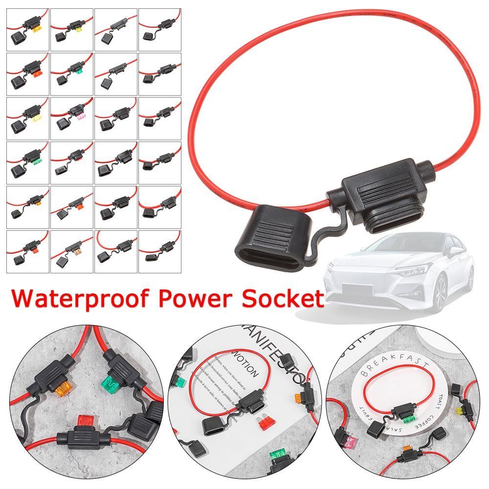 Ổ Cắm Cầu Chì 24 Kiểu Chống Thấm Nước Chịu Nhiệt Độ Cao Chuyên Dụng Cho Xe Hơi