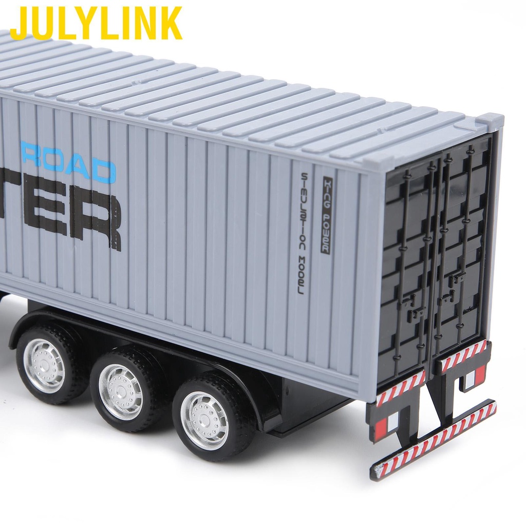 Mô hình xe container đồ chơi có đèn và nhạc cho bé