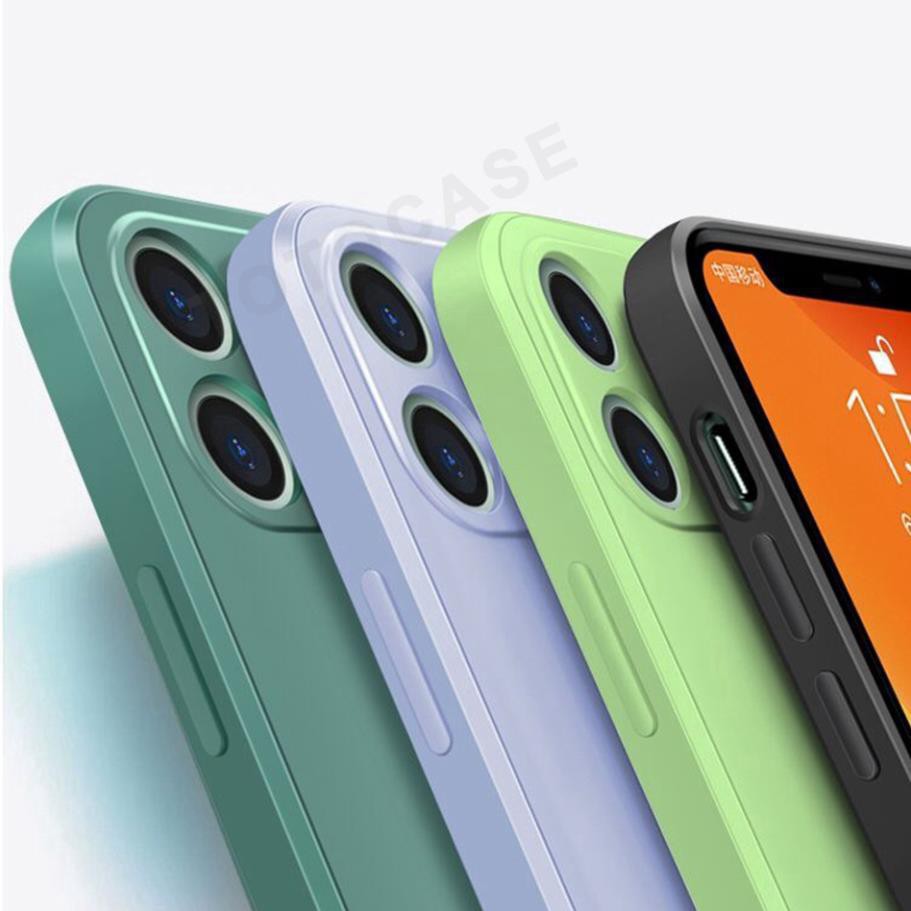 Ốp lưng điện thoại dẻo màu trơn kèm dây đeo tay cho iPhone / X / Xs / Xr / Xs Max/ 11/ 11Pro/ 11ProMax  tphcm