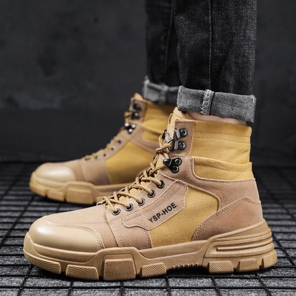 Boots combat/Giày nam, thời trang, phong cách Hàn Quốc,