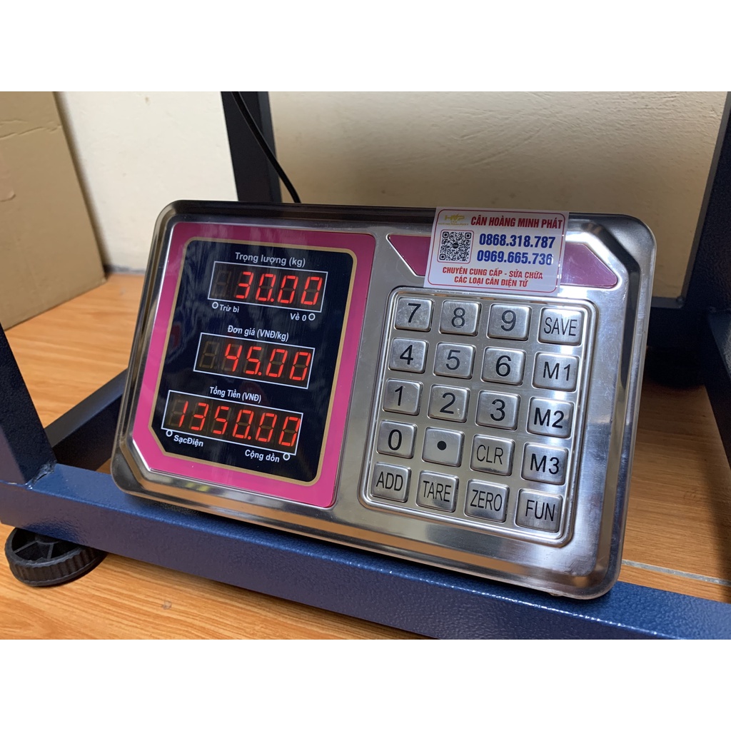 Cân Điện Tử Công Nghiệp NiNDA cân tối đa 150kg/300kg AD6 - Bảo Hành 2 Năm