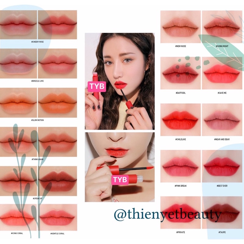 Son Kem Lì Velvet Lip Tint Chính Hãng | Thế Giới Skin Care