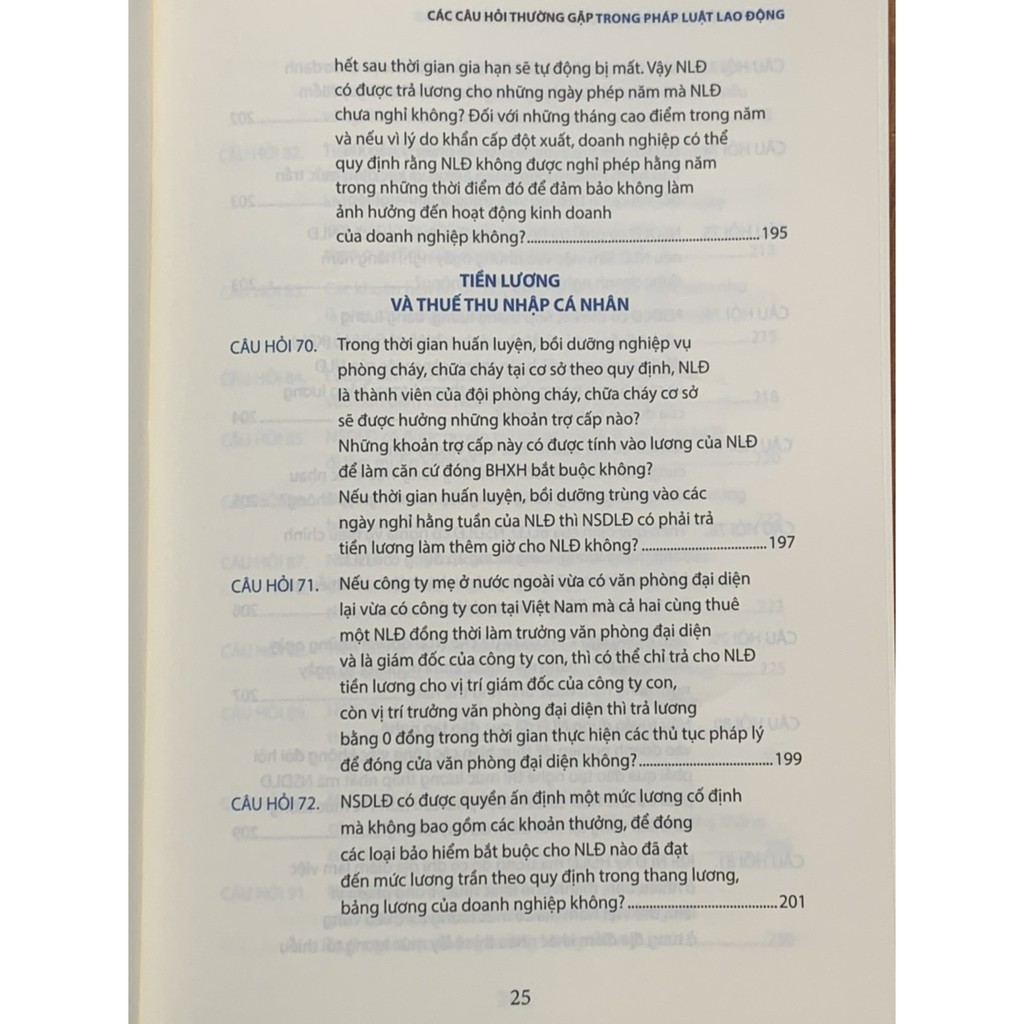 Sách - Các câu hỏi thường gặp trong pháp luật lao động -tái bản lần thứ nhất, có chỉnh sửa bổ sung