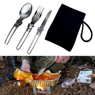 Bộ muỗng đũa nĩa du lịch bằng thép không gỉ