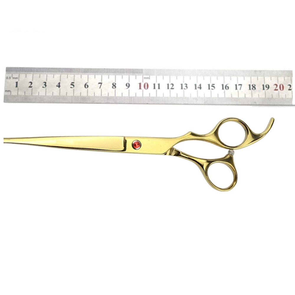 Kéo Cắt Tỉa Lông Thú Cưng 7.5 Inch Màu Vàng Kim Chuyên Nghiệp
