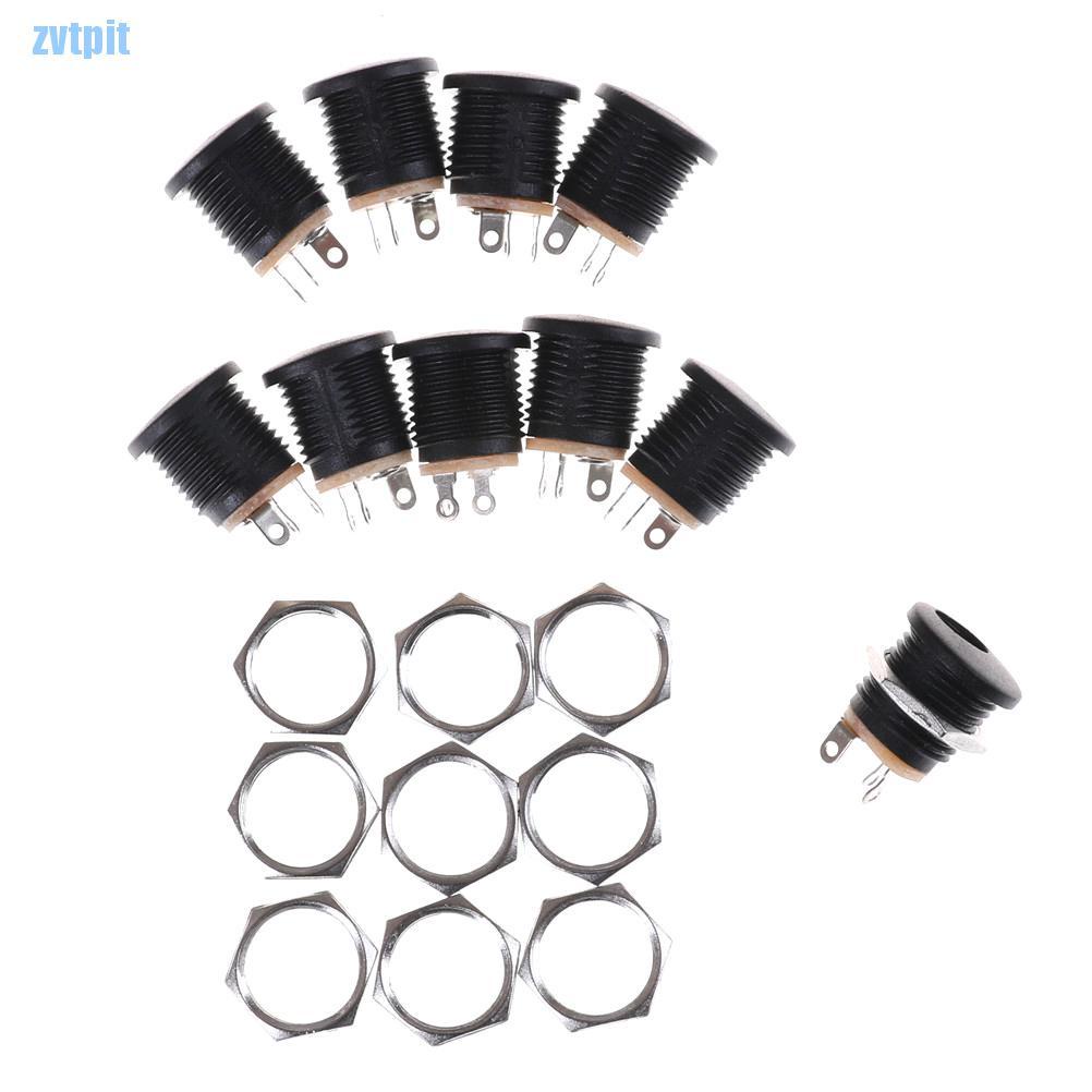Set 10 jack cắm dc 022 2.1x5.5 mm pcb chuyên dụng