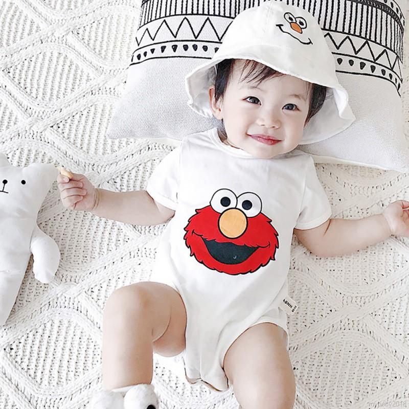 Bộ Bodysuit Một Mảnh Không Tay Sợi Cotton Cho Bé Sơ Sinh