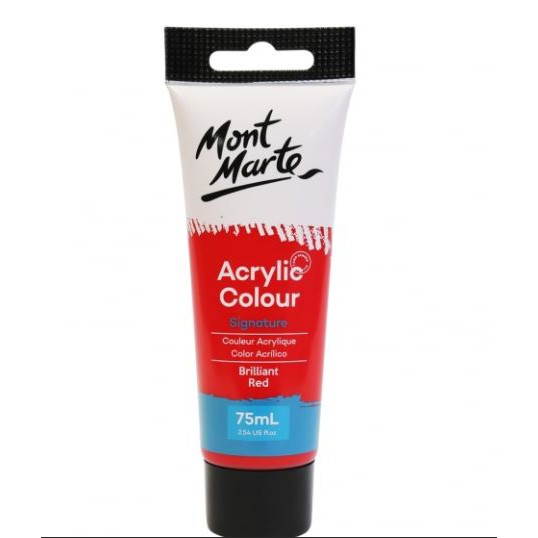 [Bảng 1/2] Màu vẽ Acrylic, Mont Marte, 75ml/tuýp