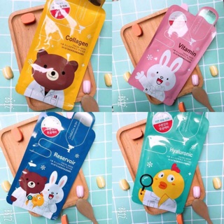 Mặt nạ Rorec Line friends - gấu thỏ vịt