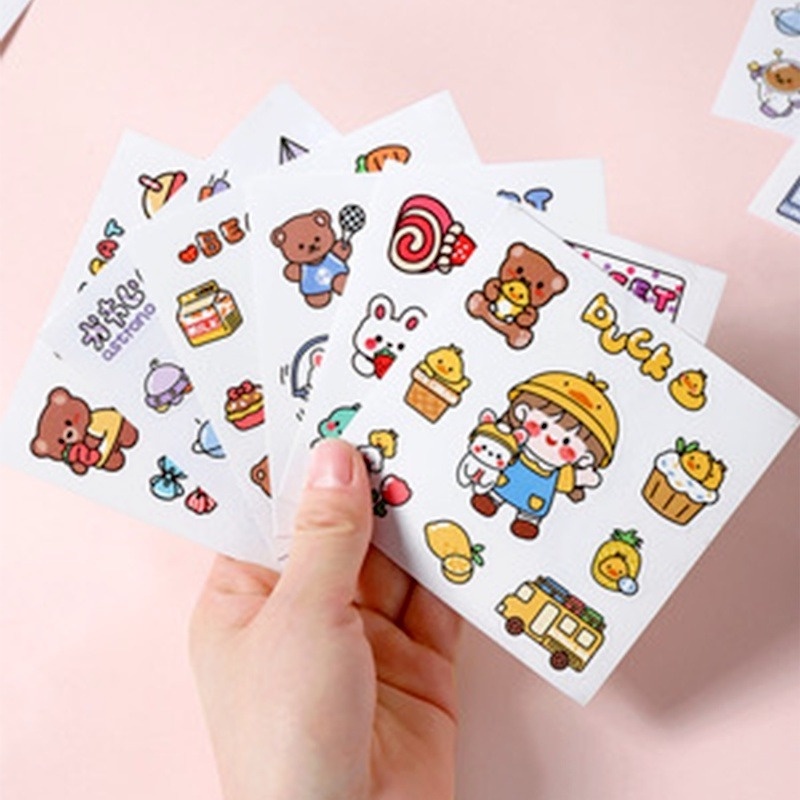 Miếng Dán Chống Thấm Nước Họa Tiết Hoạt Hình Sáng Tạo Trang Trí Điện Thoại