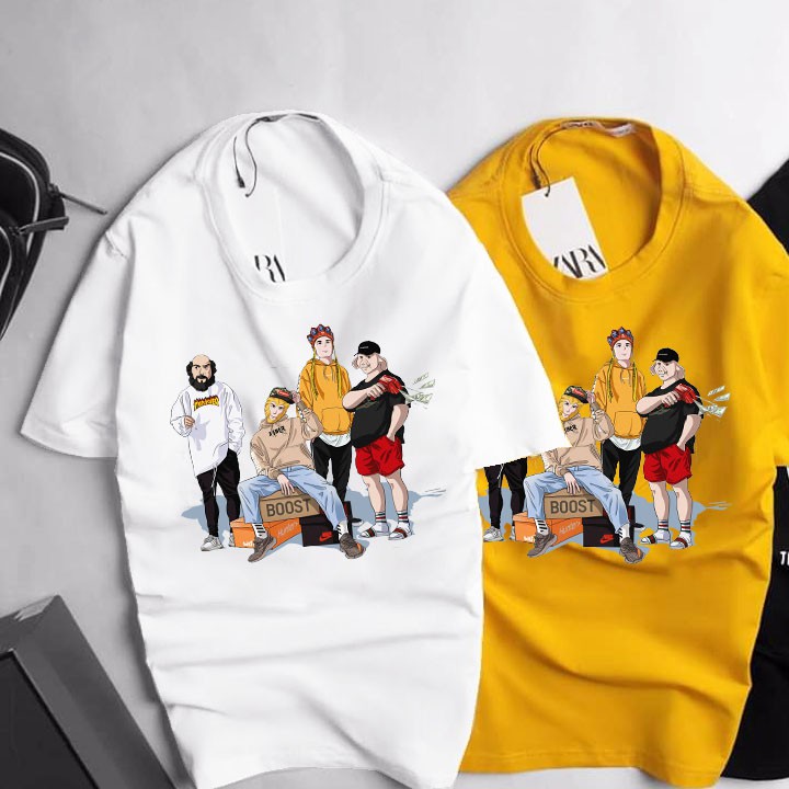 áo thun Nam , nữ tay lỡ unisex áo phông tay ngắn cổ tròn form rộng oversize in họa tiết ulzzang abfit 1 | BigBuy360 - bigbuy360.vn