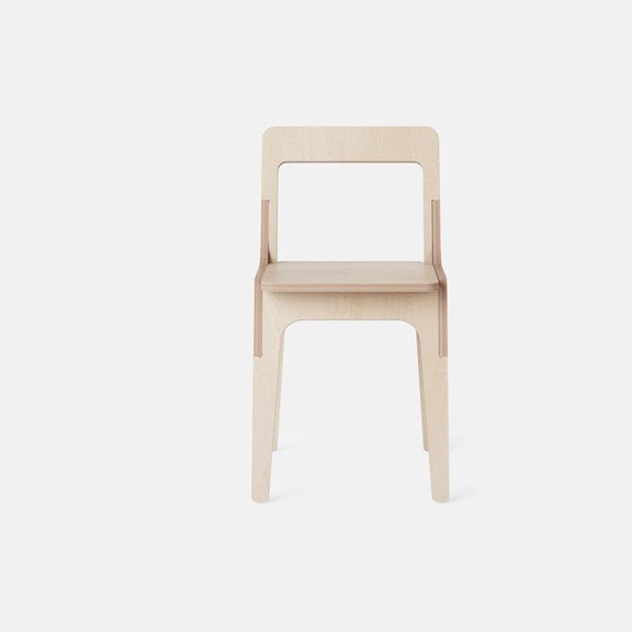 Slim Chair, Ghế một người ngồi kiểu đơn giản CHA_005, 76x41x51cm, Scandi Home