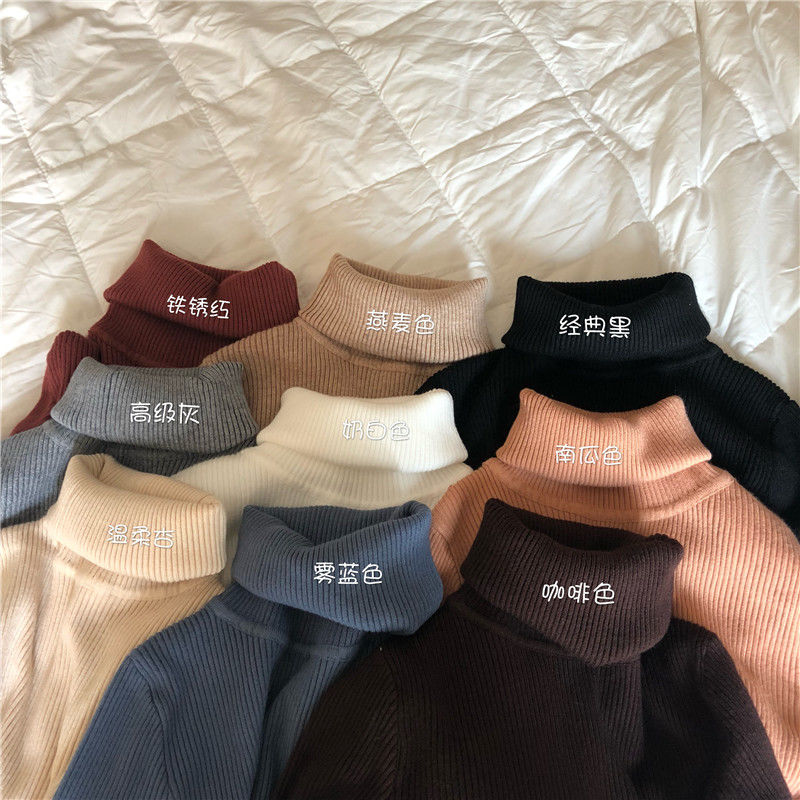 Áo sweater tay dài phong cách hàn quốc với thiết kế đơn giản dành cho nữ