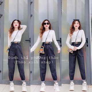 QUẦN BAGGY ĐEN 1 TÚI TRƯỚC