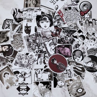 (062) Set sticker/hình dán/decal Junji Ito Manga.