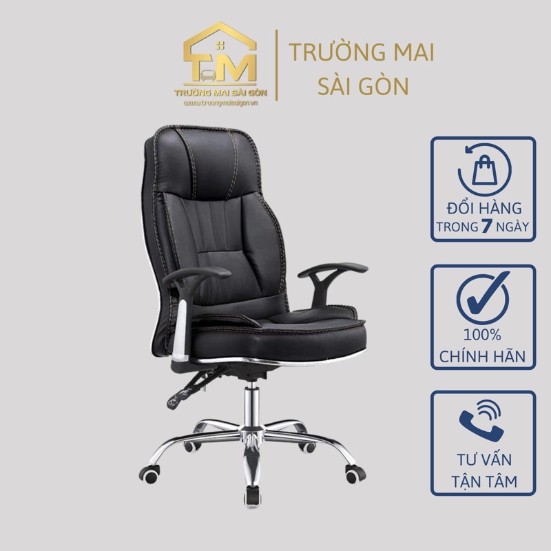 Ghế xoay gián đốc,ghế trưởng phòng,ngã sâu 130 độ lịch sự, sang trọng