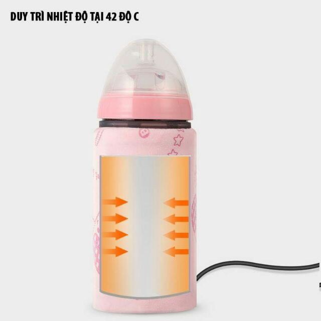 Túi ủ bình sữa thông minh có cáp sạc USB tiện lợi - B53