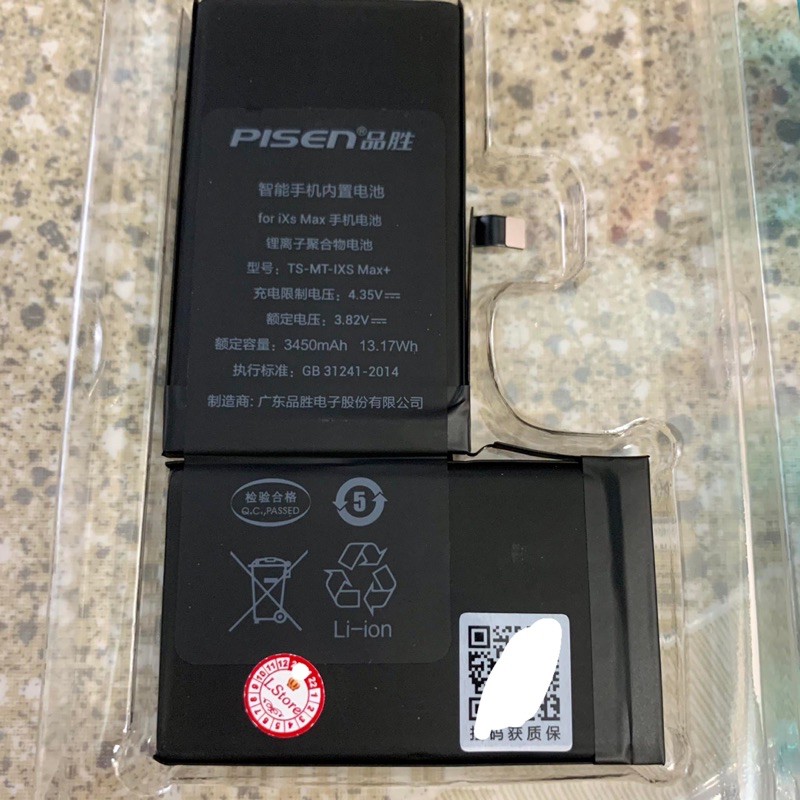 Pin Pisen Iphone Xs Max Dung Lượng Cao 3450mA Chính Hãng