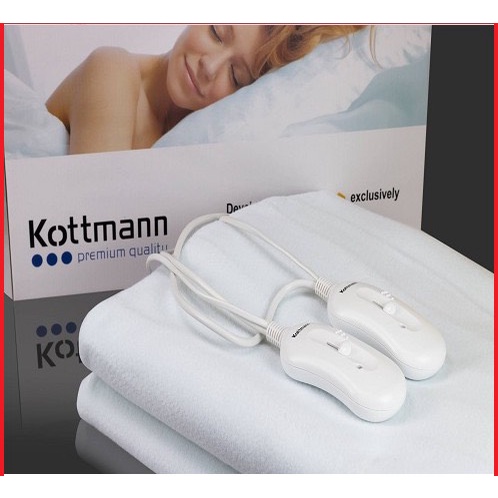 Chăn điện Kottmann, Đệm sưởi điện Đức 3 mức nhiệt  - Hàng chính hãng Bảo Hành 6 Tháng