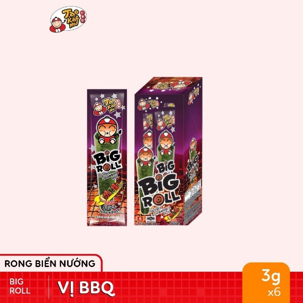 TaoKaeNoi BIG ROLL ( rong biển hôp 6*3,6g/gói )