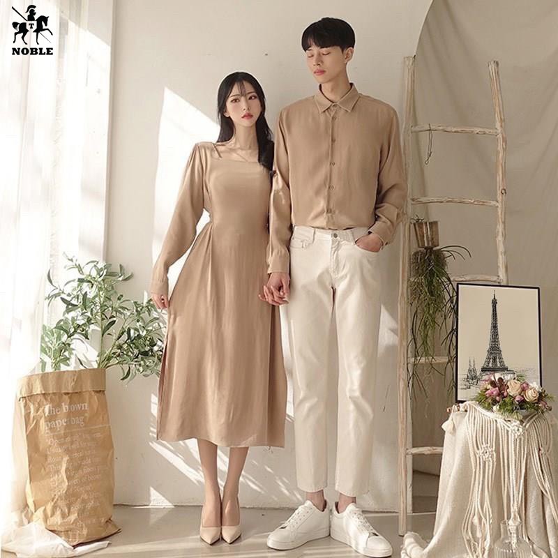 [Freeship] Set đồ đôi nam nữ thích hợp cho các bạn đang yêu, vợ chồng thời trang Noble TN300 (Kèm ảnh thật)