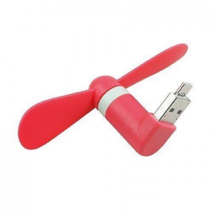 QUẠT MINI 2 CÁNH 2 IN 1 DÙNG MICRO USB & USB - 000148