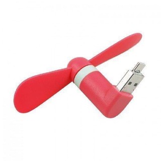 Quạt mini 2 cánh 2 in 1 dùng micro usb & usb - 000148