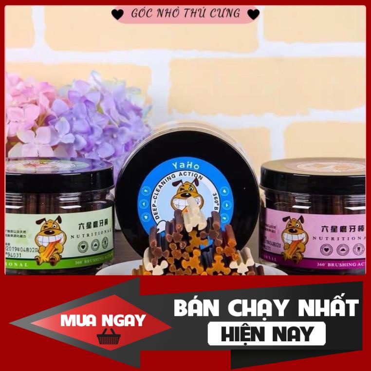 [❌GIÁ SỈ❌] Xương gặm làm sạch răng Yaho cho chó mèo 265gr ❤️