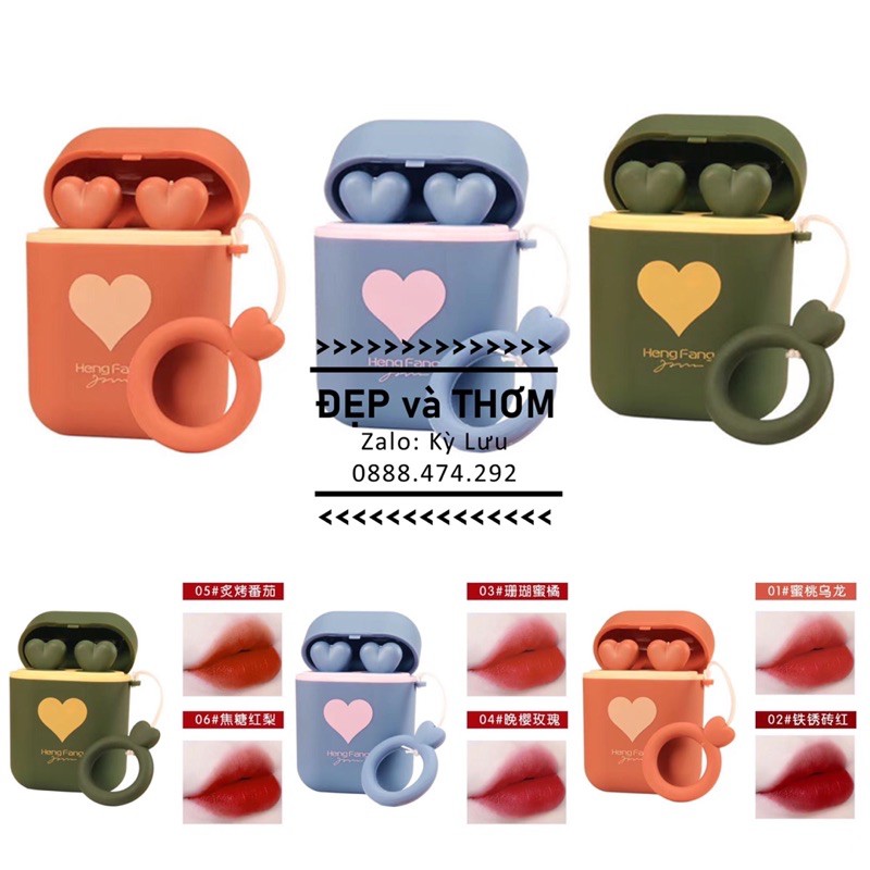 Siêu phẩm son kiểu dáng tai nghe airpod Hengfang | BigBuy360 - bigbuy360.vn
