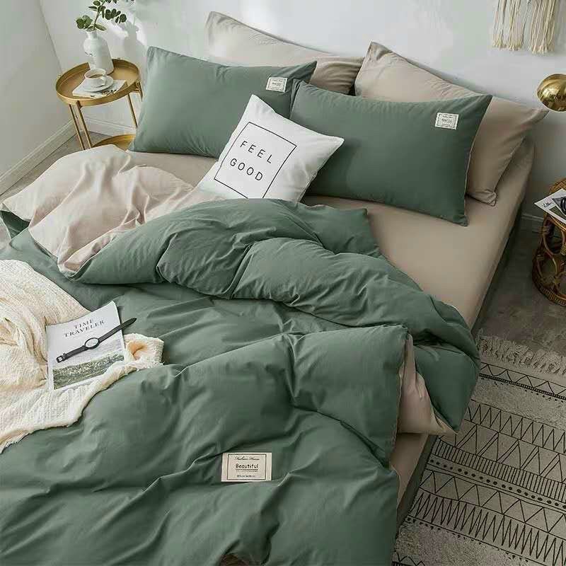 Bộ chăn ga gối Cotton tici Sheen bedding phong cách hàn quốc nhập khẩu cao cấp