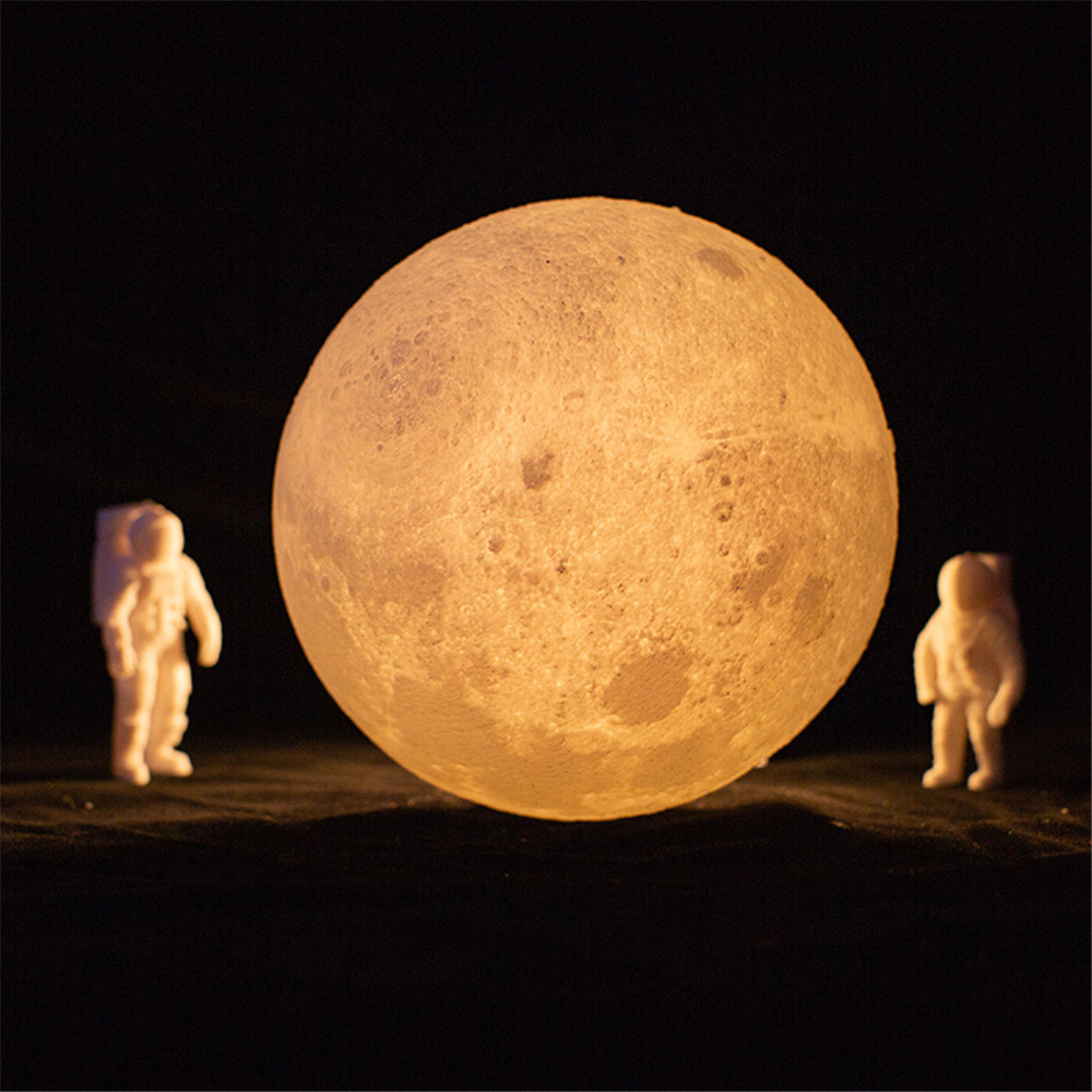 Đèn ngủ hình mặt trăng 3D độc đáo
