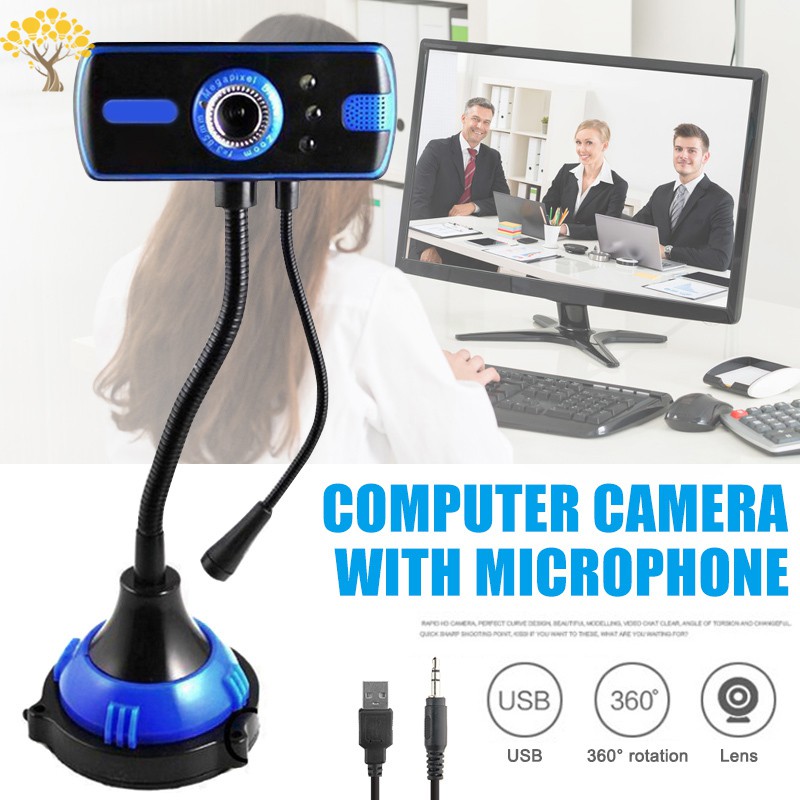 Webcam 480p Full Hd Có Micro Cho Máy Tính