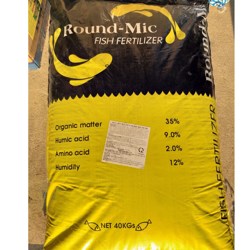 Phân Hữu Cơ Đạm Cá Hàn Quốc , Phân Bón Hữu Cơ Sinh Học Round Mic, phân bón đạm cá hồi