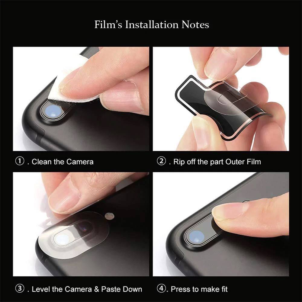 Kính cường lực bảo vệ camera cho iPhone 6 7 8 Plus SE 2020 xr x xs max