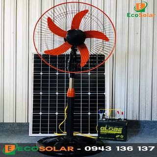 Quạt đứng kẹp bình ắc quy 12V - DC ( không kèm theo bình, tấm pin năng lượng )