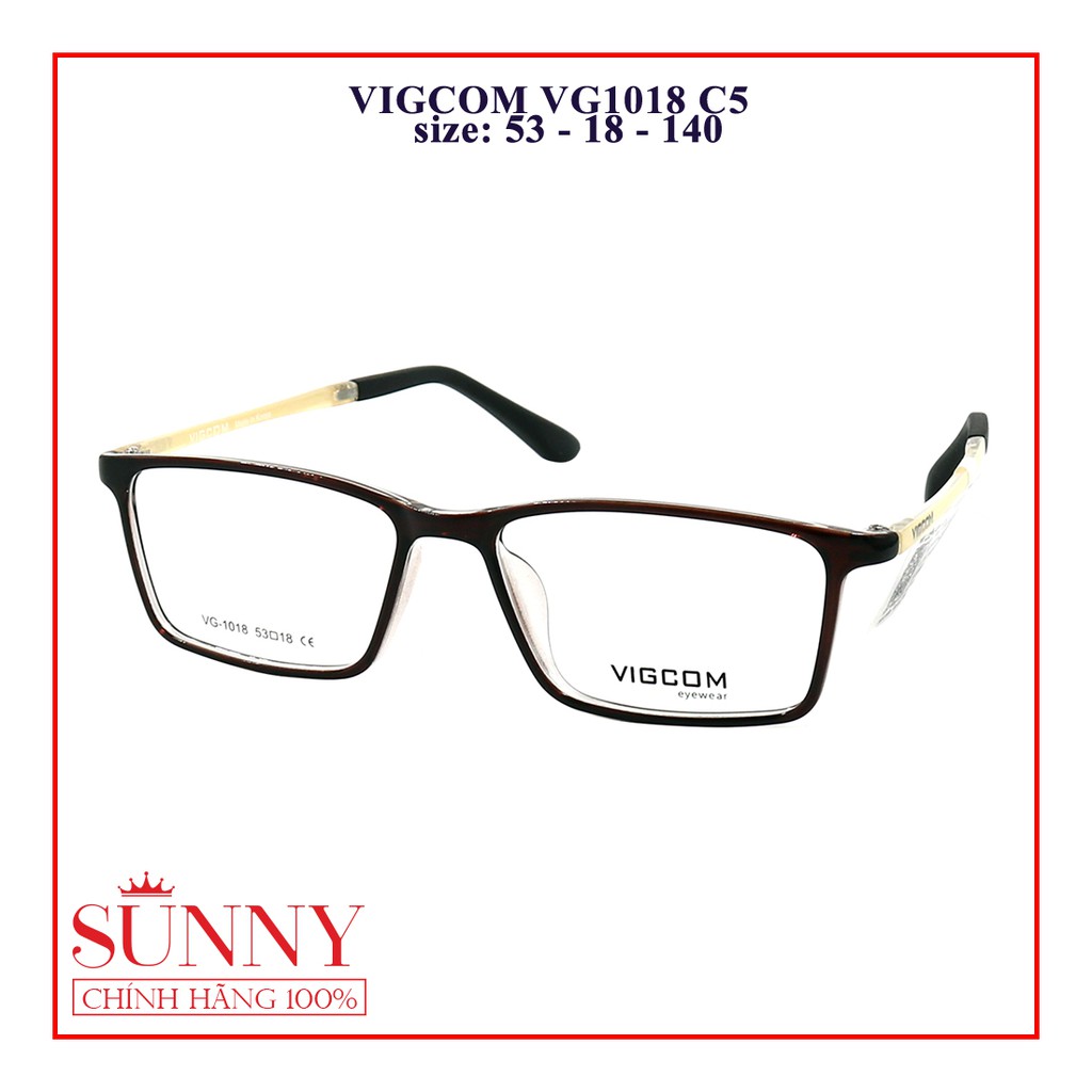 Gọng kính Vigcom VG1018 - chính hãng Korea - - kèm tem chống hàng giả do bộ công an cấp